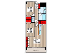 東川口ガーデンプラザ八番館の物件間取画像